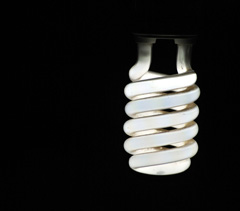 An energy-saving fluorescent light bulb