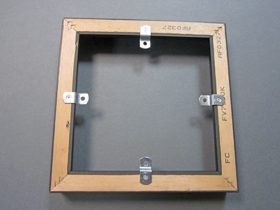 Back side of the same floater frame